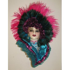 Unique Creations Limited Edition Lady Face Mask Wall Hanging Decor   401575673523